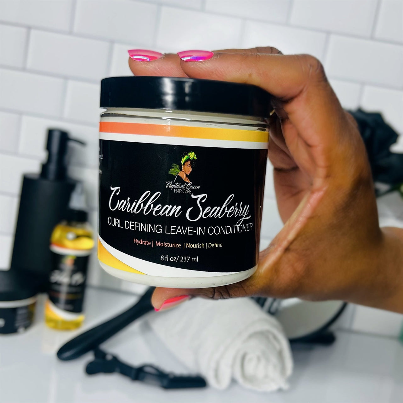 Caribbean Seaberry Curl Defining Leave-in Conditioner - Naptural Queen Hair Care